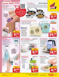 Gazetka promocyjna Netto Marken-Discount - Filial-Angebote - Gazetka - ważna od 01.07 do 01.07.2023 - strona 25 - produkty: angebot, backofen, batterie, batterien, Becher, edelstahl, eis, elle, frischhaltedosen, glas-wasserkocher, Haarentfernung, herdarten, Kocher, kräuter, latte, leine, LG, mikrowelle, obst, Ofen, pfanne, Radio, reis, Ria, Shaver, Ti, usb, wasser, wasserkocher, Zerkleinerer, ZTE, zwiebel, zwiebeln