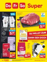 Gazetka promocyjna Netto Marken-Discount - Filial-Angebote - Gazetka - ważna od 01.07 do 01.07.2023 - strona 34 - produkty: bestpreis, bohne, bohnen, eduscho, eis, fleisch, kaffee, kaffeebohnen, lavazza, ndk, reis, schwein, schweine, sneaker, sneakersocken, socken, Ti, wein, weine, wurst, wurst in selbstbedienung