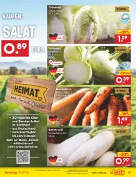 Gazetka promocyjna Netto Marken-Discount - Filial-Angebote - Gazetka - ważna od 01.07 do 01.07.2023 - strona 9 - produkty: angebot, asti, bestpreis, Bundmöhren, eis, kohlrabi, LG, möhren, obst, Obst und Gemüse, reis, Rettich, salat, Ti, und gemüse, ZTE