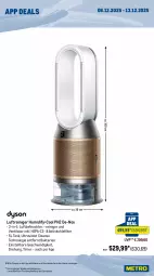 Gazetka promocyjna Metro - App-Deals - Gazetka - ważna od 13.12 do 13.12.2025 - strona 3 - produkty: coupon, eis, elle, Luftbefeuchter, Luftreiniger, reiniger, reis, teller, Ti, timer, ventilator