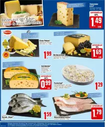 Gazetka promocyjna Edeka - Prospekte - Gazetka - ważna od 03.08 do 03.08.2024 - strona 16 - produkty: Dorade, feinkost, filet, fisch, fische, Fischer, grana, grana padano, hering, Herings, holländischer schnittkäse, Käse, leerdammer, padano, Rana, Ria, ring, sauce, schnittkäse, Ti, tisch, topf, zwiebel, zwiebeln