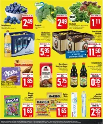 Gazetka promocyjna Edeka - Prospekte - Gazetka - ważna od 03.08 do 03.08.2024 - strona 27 - produkty: adelholzener, bier, burger, bürste, creme, daim, eis, essig, franziskaner, haribo, hengstenberg, Holz, maoam, meridol, milka, oreo, reis, Ti, toblerone, zahnbürste, zahncreme, ZTE