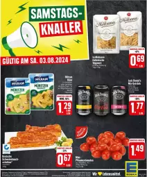 Gazetka promocyjna Edeka - Prospekte - Gazetka - ważna od 03.08 do 03.08.2024 - strona 28 - produkty: Bau, deka, eis, gin, isana, jack daniel, jack daniel's, Käse, lebensmittel, reis, sana, schwein, schweine, Schweinebauch, wein, weine, ZTE