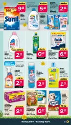 Gazetka promocyjna Netto - Angebote ab Montag - Gazetka - ważna od 16.04 do 16.04.2022 - strona 19 - produkty: adventuros, allzweckreiniger, beutel, Bewegungssensor, bio, dalli, eis, Finish, geschirr, geschirrspülmittel, hundesnack, hundesnacks, Hundetrockennahrung, hygienespüler, Meister, meister proper, Nassnahrung, portionsbeutel, purina, Rauch, reiniger, Reinigung, rwe, sagrotan, Seife, seifenspender, snack, snacks, spülmaschinen, spülmaschinentabs, spülmittel, sunil, Ti, Trockennahrung, waschmittel, weck, whiskas