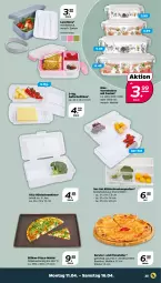 Gazetka promocyjna Netto - Angebote ab Montag - Gazetka - ważna od 16.04 do 16.04.2022 - strona 25 - produkty: aufschnitt, bambus, besteck, decke, Deckel, elle, kühlschrank, LG, lunchbox, pizza, Ria, Schrank, teller, Ti