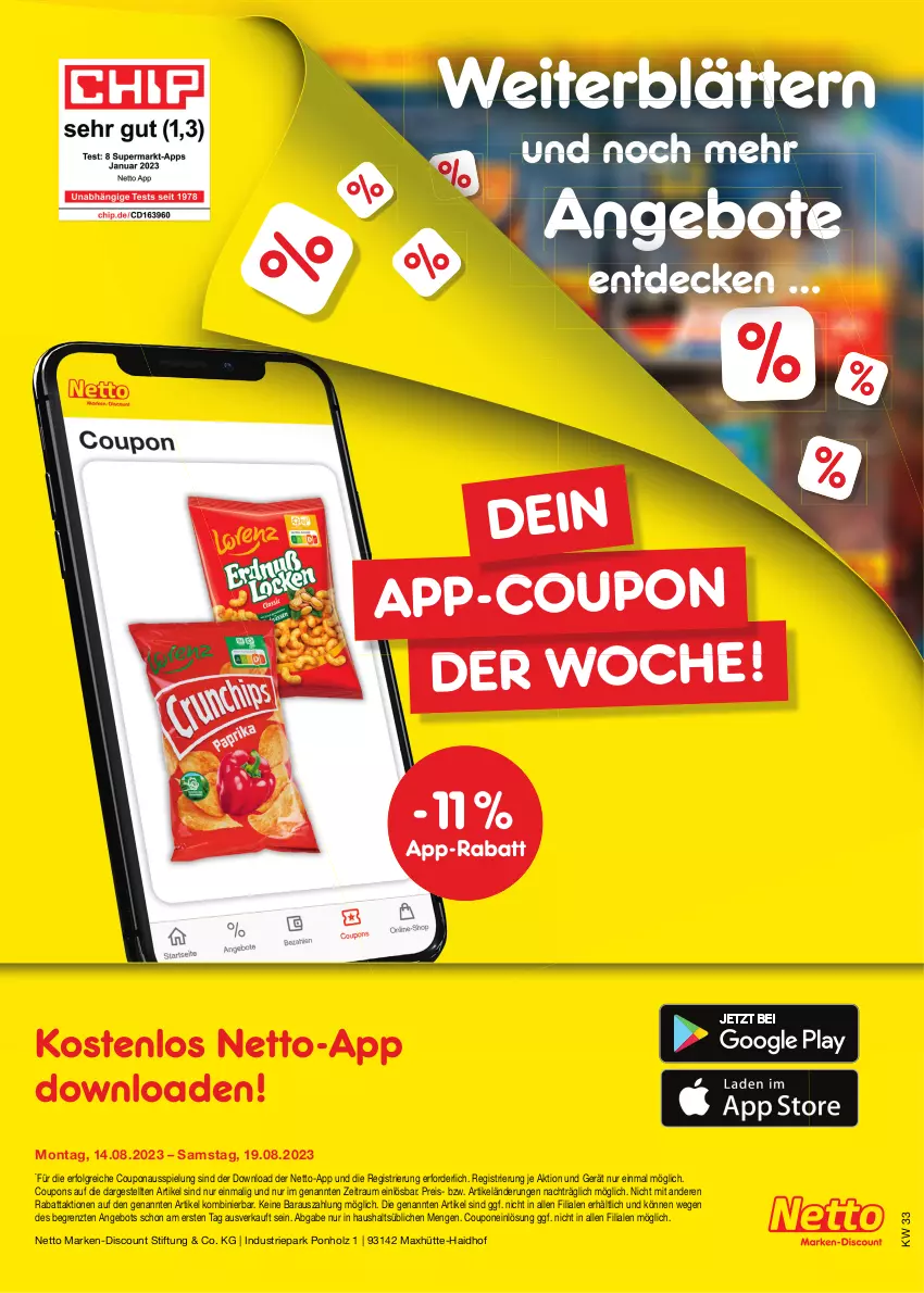 Aktueller Prospekt Netto Marken-Discount - Filial-Angebote - von 14.08 bis 19.08.2023 - strona 49 - produkty: angebot, angebote, coupon, coupons, decke, discount, eis, Holz, LG, marken-discount, reis, Ti, ZTE