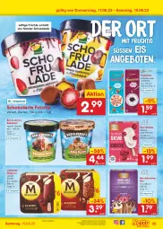 Gazetka promocyjna Netto Marken-Discount - Filial-Angebote - Gazetka - ważna od 19.08 do 19.08.2023 - strona 39 - produkty: angebot, angebote, Becher, bestpreis, eis, eisbecher, frucht, früchte, hörnchen, kirsch, kirsche, langnese, magnum, mit frucht, reis, saft, schoko, schokolade, Skyr, stieleis, Ti, zitrone, ZTE