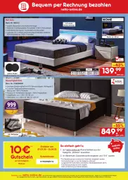 Gazetka promocyjna Netto Marken-Discount - Filial-Angebote - Gazetka - ważna od 19.08 do 19.08.2023 - strona 53 - produkty: angebot, Bau, beleuchtung, bett, bettkasten, boxspringbett, Brei, eis, erde, federkern, federkernmatratze, fernbedienung, gutschein, gutscheine, Holz, kernmatratze, komfortschaummatratze, korb, latte, led-beleuchtung, Liege, matratze, mikrofaser, ndk, reis, Ria, ring, Schaummatratze, Tasche, taschen, taschenfederkernmatratze, Ti, topper, ZTE