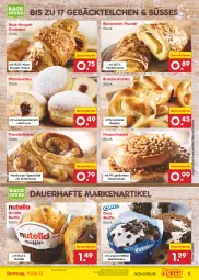 Gazetka promocyjna Netto Marken-Discount - Filial-Angebote - Gazetka - ważna od 19.08 do 19.08.2023 - strona 9 - produkty: angebot, auer, backofen, bestpreis, brötchen, burger, creme, Croissant, dauertiefpreis, eis, frucht, gin, hamburger, keks, kuchen, Muffin, nuss, Nussschnecke, nutella, Ofen, oreo, Pfannkuchen, Plunder, reis, Spezi, Ti, tiefpreis, vanille, ZTE