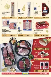 Gazetka promocyjna Metro - Feinkost Spezial - Gazetka - ważna od 31.12 do 31.12.2024 - strona 13 - produkty: Astra, auer, baguette, Bau, Bauer, Bresaola, buch, eis, ente, Entenbrust, fenchel, fleisch, Gänsebrust, geback, Holz, jamón serrano, kochschinken, kotelett, LG, Mantel, messer, Ofen, pastrami, prosciutto, prosciutto cotto, prosciutto crudo, Prosciutto di Parma, Rauch, reis, resa, rezept, rind, rinder, Rinderkeule, rindfleisch, salami, schinken, schnitten, schwein, senf, serrano, serrano schinken, Speck, südtiroler, Ti, Trüffel, wein, wiesbauer, wurst