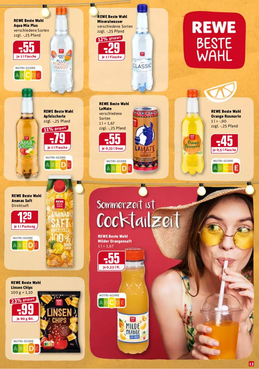 Aktueller Prospekt Rewe - REWE Ihr Kaufpark - von 09.08 bis 14.08.2021 - strona 13