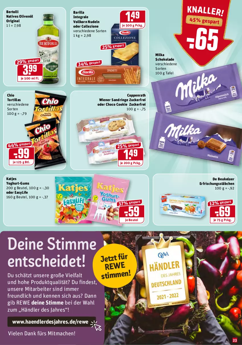 Aktueller Prospekt Rewe - REWE Ihr Kaufpark - von 09.08 bis 14.08.2021 - strona 23