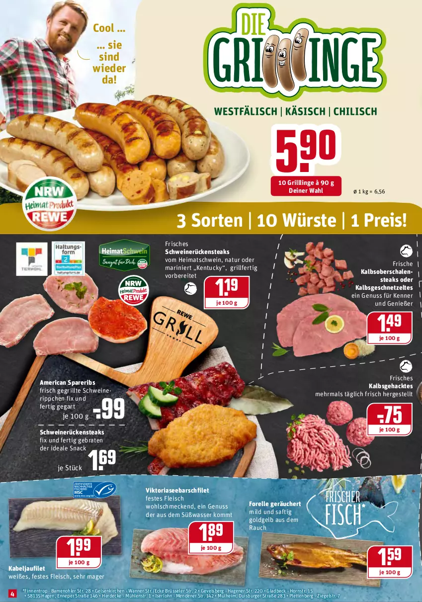 Aktueller Prospekt Rewe - REWE Ihr Kaufpark - von 09.08 bis 14.08.2021 - strona 4