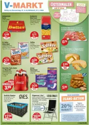 Gazetka promocyjna Vmarkt - Prospekte - Gazetka - ważna od 27.03 do 27.03.2024 - strona 1 - produkty: Alwa, Always, angebot, angebote, bernbacher, cola, Dr. Oetker, eis, elle, fanta, hartweizen, hose, hosen, jeans, Klappbox, klappsessel, kraft, LG, Mezzo Mix, müsli, pasta, reis, rückenlehne, sessel, slip, slipeinlagen, sprite, teller, Ti, toffifee, vita, vitalis, vitalis müsli