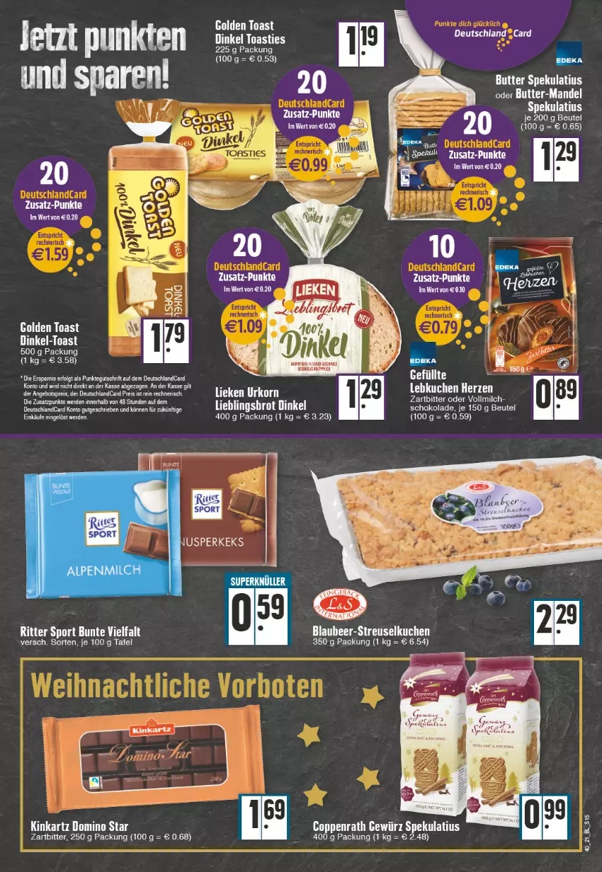 Aktueller Prospekt Edeka - Angebote der Woche - von 04.10 bis 09.10.2021 - strona 15