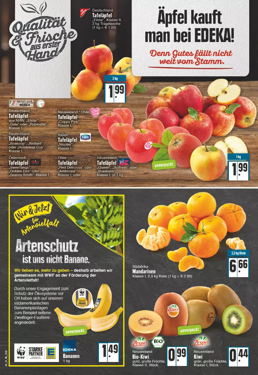 Aktueller Prospekt Edeka - Angebote der Woche - von 04.10 bis 09.10.2021 - strona 2