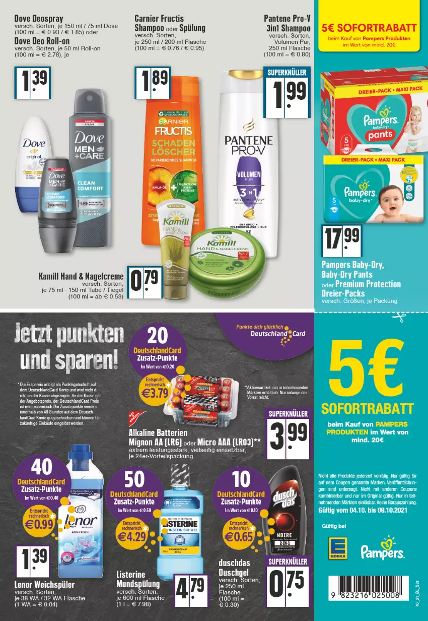 Aktueller Prospekt Edeka - Angebote der Woche - von 04.10 bis 09.10.2021 - strona 21