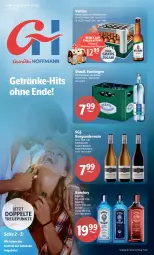 Gazetka promocyjna Getraenke Hoffmann - Prospekte - Gazetka - ważna od 01.07 do 01.07.2023 - strona 1 - produkty: alkohol, angebot, angebote, Bad, burgunder, dry gin, eier, getränk, getränke, gin, grevensteiner, merl, pils, pilsener, radler, rwe, sapphire, spätburgunder, Staatl. Fachingen, steiner, Ti, veltins, veltins pilsener, wasser, wein