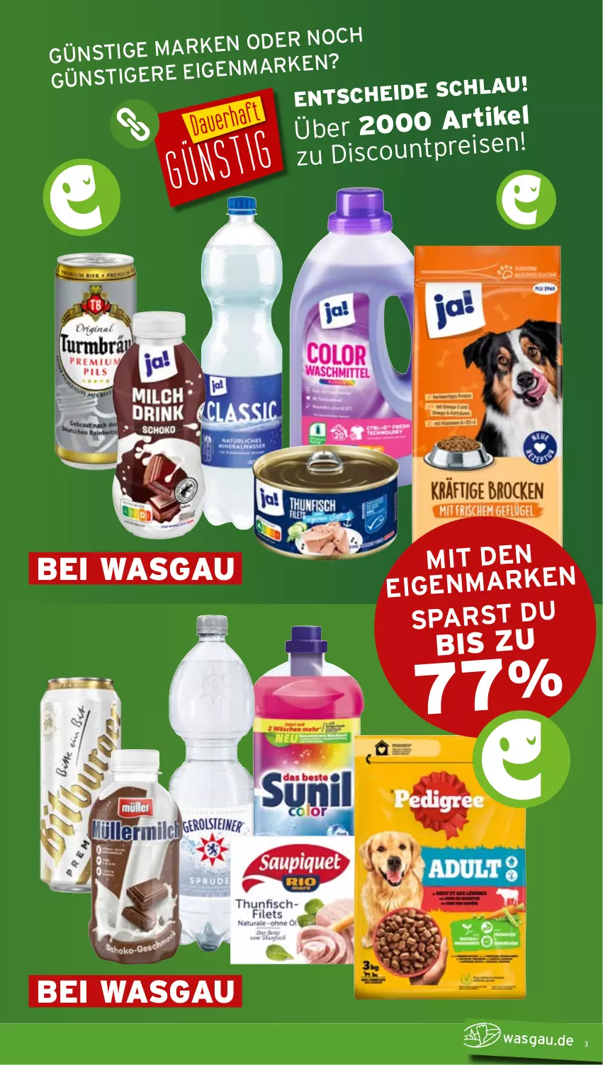 Aktueller Prospekt Wasgau - von 14.09 bis 19.09.2026 - strona 3 - produkty: discount, eis, reis