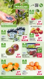 Gazetka promocyjna Wasgau - Gazetka - ważna od 19.09 do 19.09.2026 - strona 8 - produkty: angebot, auer, Becher, beere, beeren, beutel, Birnen, eis, elle, heidelbeere, heidelbeeren, mandarine, mandarinen, mango, natur, obst, orange, orangen, reis, Schal, Schale, tafeläpfel, tafelbirnen, Ti, trauben