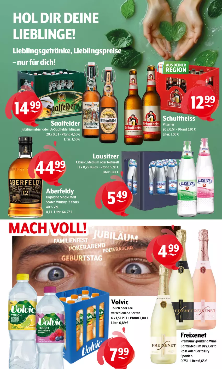 Aktueller Prospekt Getraenke Hoffmann - Prospekte - von 17.11 bis 22.11.2025 - strona 11 - produkty: bier, eis, freixenet, früchte, getränk, getränke, Jubiläums, natur, reis, rel, Saalfelder, Schultheiss, single malt, tee, volvic