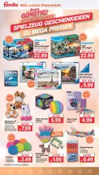 Gazetka promocyjna Famila - Prospekte - Gazetka - ważna od 05.11 do 05.11.2022 - strona 8 - produkty: ball, beispielabbildung, eis, elle, jumbo, kissen, mikrowelle, Plüsch, Puzzle, reis, spielzeug, stifte, teller, Ti, Tiere