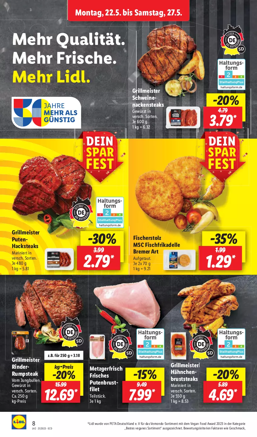 Aktueller Prospekt Lidl - Aktionsprospekt - von 22.05 bis 27.05.2023 - strona 10 - produkty: eis, mac, reis, Ti