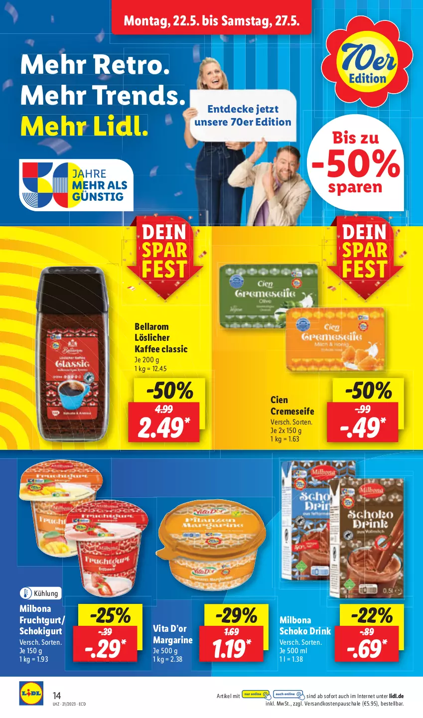 Aktueller Prospekt Lidl - Aktionsprospekt - von 22.05 bis 27.05.2023 - strona 18 - produkty: decke, ndk, Schal, Schale, Ti