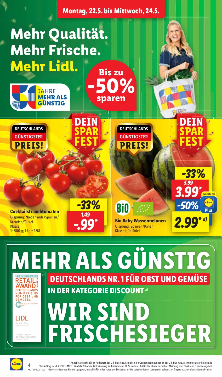 Aktueller Prospekt Lidl - Aktionsprospekt - von 22.05 bis 27.05.2023 - strona 6 - produkty: angebot, discount, eis, ente, reis, Ti