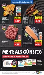 Gazetka promocyjna Lidl - Aktionsprospekt - Gazetka - ważna od 27.05 do 27.05.2023 - strona 51 - produkty: eis, fleisch, grill, hackfleisch, Meister, reis, rind, rinder, rinderhackfleisch, rwe, schnitzel, Ti