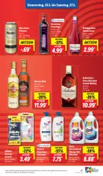 Gazetka promocyjna Lidl - Aktionsprospekt - Gazetka - ważna od 27.05 do 27.05.2023 - strona 55 - produkty: ball, berentzen, blended scotch, blended scotch whisky, ecco, elle, frucht, fruchtsecco, gillette, Havana Club, pils, pilsener, rasierer, rotkäppchen, scotch, scotch whisky, shampoo, steiner, teller, Ti, warsteiner, waschmittel, whisky