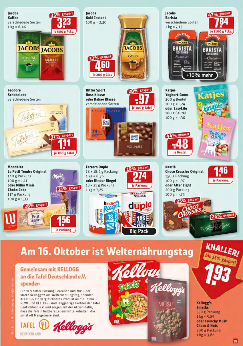 Aktueller Prospekt Rewe - REWE Ihr Kaufpark - von 12.10 bis 17.10.2021 - strona 19