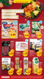 Gazetka promocyjna Penny - Prospekte - Gazetka - ważna od 16.12 do 16.12.2023 - strona 32 - produkty: bio, filet, je 250-g-packung, lachs, lachsfilet, rum, rumpsteak, schinken, steak, torte, tortellini