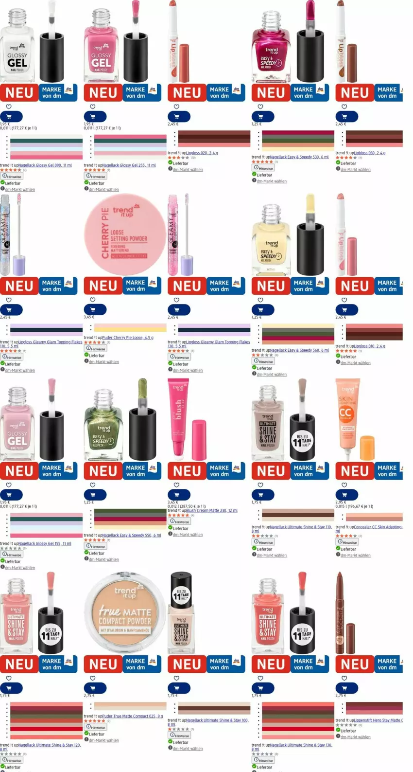 Aktueller Prospekt Dm Drogerie - Prospekte - von 28.07 bis 06.08.2025 - strona 13 - produkty: eis, flakes, hero, lack, Lipgloss, Lippenstift, Loose, Nagellack, spee, Ti