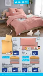 Gazetka promocyjna Aldi Nord - Aldi-Aktuell - Gazetka - ważna od 23.07 do 23.07.2022 - strona 10 - produkty: aldi, asti, Bau, baumwolle, bett, Betttuch, bettwäsche, garnitur, Germ, gin, kissen, Kissenbezug, kopfkissen, kopfkissenbezug, matratze, matratzen, reine baumwolle, Ria, spannbetttuch, Spezi, Ti, tisch, topper, tuc, wolle, ZTE