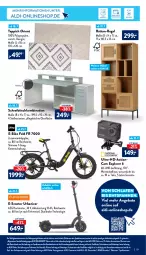 Gazetka promocyjna Aldi Nord - Aldi-Aktuell - Gazetka - ważna od 23.07 do 23.07.2022 - strona 19 - produkty: actioncam, aeg, akku, aldi, angebot, angebote, aust, E-Bike, eis, elle, erde, Kette, LG, Liege, möbel, regal, Ria, rwe, Schal, schreibtisch, Schreibtischkombination, scooter, shimano, teppich, Ti, tisch, uhd, wasser