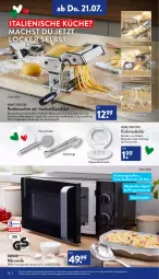 Gazetka promocyjna Aldi Nord - Aldi-Aktuell - Gazetka - ważna od 23.07 do 23.07.2022 - strona 26 - produkty: ambia, buch, dell, edelstahl, eis, elle, garraum, gin, Holz, küche, Küchen, latte, LG, mac, mikrowelle, Mode, mozzarella, nudel, pizza, ravioli, rel, Roller, Signal, Teigrolle, teller, Ti, timer, tisch, Trockner, ZTE