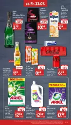 Gazetka promocyjna Aldi Nord - Aldi-Aktuell - Gazetka - ważna od 23.07 do 23.07.2022 - strona 35 - produkty: alkohol, alpro, ariel, brause, coca-cola, cola, colorwaschmittel, drink, eis, elle, erfrischungsgetränk, espresso, fassbrause, flasche, frucht, getränk, gin, hafer, Haferdrink, ice tea, krone, lavazza, mumm, natur, Pods, Reinigung, reis, sekt, teller, Ti, veltins, vollwaschmittel, waschmittel, ZTE, zucker