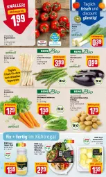 Gazetka promocyjna Rewe - REWE Ihr Kaufpark - Gazetka - ważna od 21.05 do 21.05.2022 - strona 2 - produkty: aktionspreis, ananas, aubergine, auberginen, bio, Bundmöhren, discount, eis, Frühkartoffeln, gin, ingwer, kartoffel, kartoffeln, kühlregal, möhren, regal, reis, rispentomaten, salat, salatherzen, Schal, Schale, spargel, speisefrühkartoffeln, Ti, tomate, tomaten, würfel