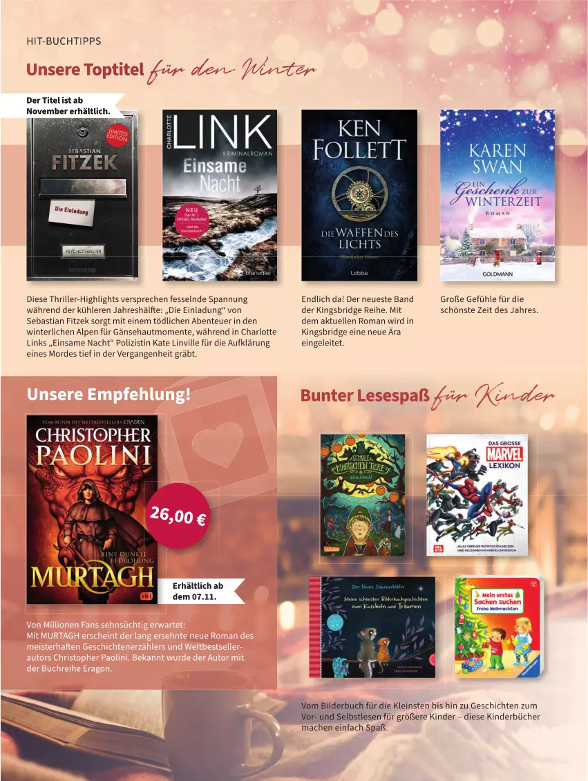 Aktueller Prospekt Hit - pures Leben - von 01.10.2023 bis 31.03.2024 - strona 34 - produkty: arlo, asti, buch, elle, ente, Kinder, mac, Ti