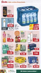 Gazetka promocyjna Famila - Prospekte - Gazetka - ważna od 25.05 do 25.05.2024 - strona 20 - produkty: Alwa, bio, bionade, drink, eis, eistee, elle, flasche, glasflasche, hella, lebensmittel, mais, mineralwasser, natur, orange, orangen, orangensaft, pils, pilsener, Rauch, reis, saft, säfte, tee, Ti, vilsa, vita, wasser, ZTE