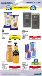 Gazetka promocyjna Metro - Wochen-Angebote Gastro - Gazetka - ważna od 14.06 do 14.06.2025 - strona 13 - produkty: angebot, barbecue, chips, coupon, drink, eis, energy drink, filterkaffee, flasche, getränk, getränke, granini, heinz, kaffee, kartoffel, kartoffelchips, ketchup, mayonnaise, melitta, mondamin, oro di parma, Palette, pizza, red bull, reis, saft, sauce, saucen, Ti, tiefpreis, tomato ketchup, Yo