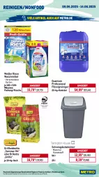Gazetka promocyjna Metro - Wochen-Angebote Gastro - Gazetka - ważna od 14.06 do 14.06.2025 - strona 15 - produkty: amaro, angebot, bacardi, bacardi rum, bier, briketts, decke, Deckel, eimer, eis, flasche, franziskaner, frucht, getränk, getränke, grill, grillholzkohle, Holz, holzkohle, leimer, limo, Metro, Palette, papier, rama, ramazzott, ramazzotti, reiniger, reis, Ria, rum, sac, Ti, tiefpreis, waschmittel, weissbier, zott