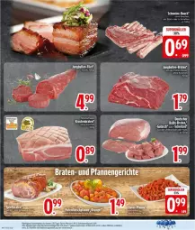 Gazetka promocyjna Edeka - Prospekte - Gazetka - ważna od 14.03 do 14.03.2026 - strona 12 - produkty: Abtei, Bau, bio, braten, eis, früchte, früchten, gulasch, gyros, krustenbraten, nuss, pfanne, reis, Schal, Schale, schnitzel, schwein, schweine, schweine-bauch, Ti, wein, weine, ZTE