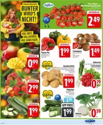 Gazetka promocyjna Edeka - Prospekte - Gazetka - ważna od 14.03 do 14.03.2026 - strona 2 - produkty: beere, beeren, braun, champignon, champignons, eis, erdbeere, erdbeeren, kartoffel, kartoffeln, Lauchzwiebel, lauchzwiebeln, mango, mehl, paprika, pflaume, pflaumen, radieschen, rispentomaten, Schal, Schale, speisekartoffeln, tee, tomate, tomaten, zwiebel, zwiebeln