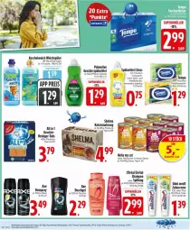 Gazetka promocyjna Edeka - Prospekte - Gazetka - ważna od 14.03 do 14.03.2026 - strona 20 - produkty: axe, citrus, deo, duschgel, eis, elvital, flasche, geschirr, geschirrspülmittel, katzennahrung, kraft, Kuschelweich, loreal, olive, palmolive, reiniger, reis, reiss, sauce, shampoo, spülmittel, spülung, Tasche, taschen, taschentücher, Tempo, tücher, vita, weichspüler, ZTE