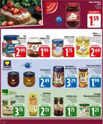 Gazetka promocyjna Edeka - Prospekte - Gazetka - ważna od 14.03 do 14.03.2026 - strona 22 - produkty: aubergine, aufstrich, bio, Blüte, brot, brotaufstrich, creme, deka, elle, erdnuss, flasche, frucht, fruchtaufstrich, gin, haselnuss, honig, konfitüre, konfitüre extra, mousse, nougat creme, nuss, ohne palmöl, rohrzucker, Ti, tisch, veggie, zucker