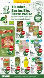 Gazetka promocyjna Penny - Prospekte - Gazetka - ważna od 14.12 do 14.12.2024 - strona 38 - produkty: apfel, aufschnitt, bio, brot, chips, eier, eis, garnelen, gin, joghur, joghurt, knäckebrot, lack, natur, naturjoghurt, nuss, olive, oliven, reis, Ti, uhu, zitrone, zitronen