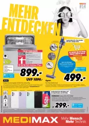 Gazetka promocyjna Medimax - MEDIMAX Prospekt KW14 2022 - Gazetka - ważna od 07.04 do 07.04.2022 - strona 1 - produkty: abholpreise, akku, alkohol, angebot, angebote, auer, aust, auto, Bau, Behälter, decke, dekoration, deo, Dyson, einbau-geschirrspüler, eis, ente, geld-zurück-garantie, geschirr, geschirrspüler, Intel, kamera, korb, kraft, lack, ladegerät, microsd, mint, octa-core prozessor, quad, Reinigung, reis, Ria, ring, rum, rwe, salz, Schal, Seife, sim, Spektrum, Spiele, staubsauger, telefon, Ti, Tiere, tisch, touchscreen, wandhalterung, wasser, ZTE