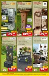 Gazetka promocyjna Netto Marken-Discount - Online-Angebote April - Gazetka - ważna od 30.04 do 30.04.2022 - strona 19 - produkty: angebot, beleuchtung, blume, blumen, Blumentreppe, Bodenplatte, brunnen, edelstahl, eis, ente, Garten, Germ, Holz, latte, led-beleuchtung, Leuchte, mam, massivholz, mit led-beleuchtung, ndk, reis, Ria, Schal, Schale, Ti, versandkostenfrei, wasser, weck, ZTE
